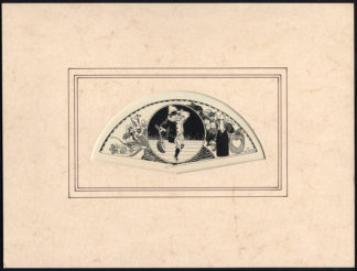 Antique Print-PIERROT-LUTE-MANDOLIN-Schulze-1915