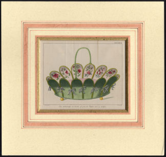 Antique Print-DECORATION-BASKET-GROS DE NAPLES-FLOWER-Borsteegh-Sluyter-1827