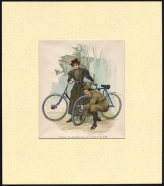 Antique Print-JULIUS LIEBAN-OPERA SINGER-BICYCLES-BIKING-Marcus-Bong-1890