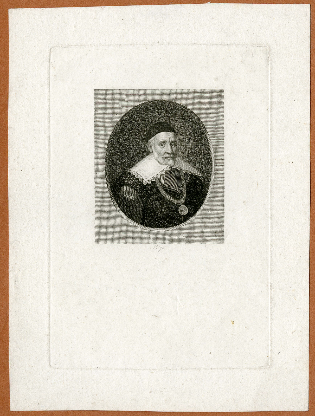 , Portrait Antique Print-ADRIAAN JOOSTEN VAN BERGEN-SIEGE-BREDA-Velijn-c. 1815, Pictura Antique Prints
