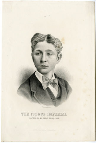 Antique Print-LOUIS NAPOLEON-PRINCE IMPERIAL-EUGENE-Gibbs-c. 1875