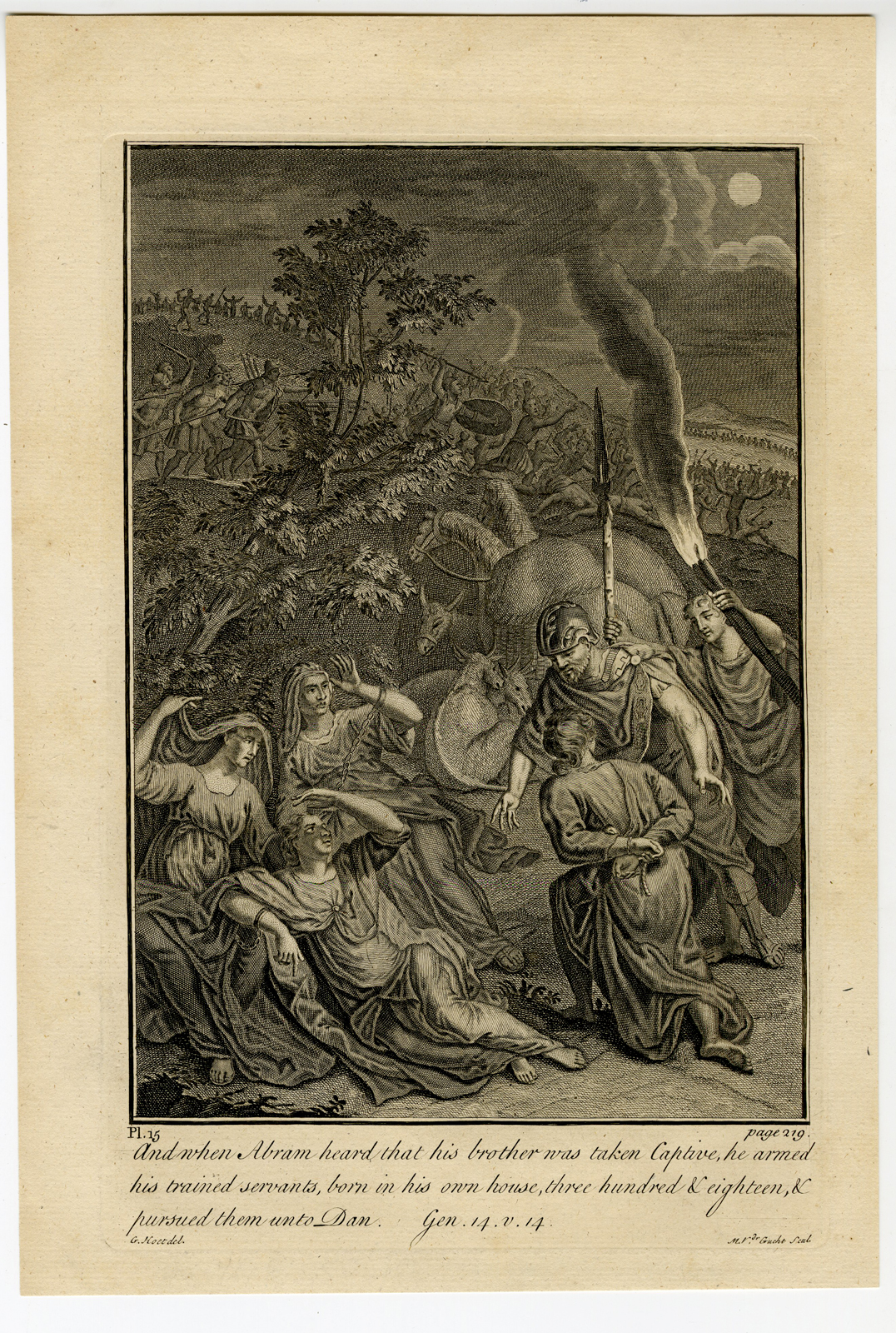 , Antique Print-RELIGIOUS-ABRAHAM-Anonymous-1752, Pictura Antique Prints
