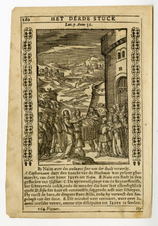 Antique Print-RELIGIOUS-CAPHARNAUM-NAIM-van Sichem-1648