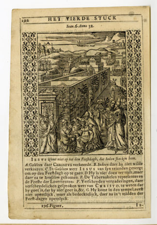 Antique Print-RELIGIOUS-FEAST-TABERNACLES-van Sichem-1648