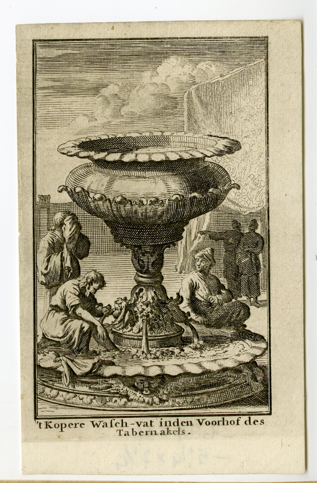 , Antique Print-RELIGIOUS-COPPER SEA-Anonymous-1683, Pictura Antique Prints
