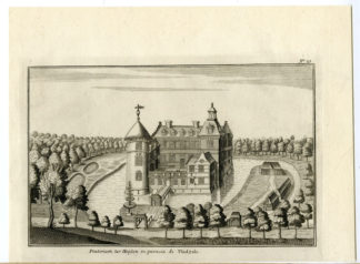 Antique Print-CASTLE-VLADZELO-BELGIUM-Sanderus-1735