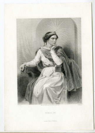 Antique Print-RELIGIOUS-ATHALIE-Anonymous-1860