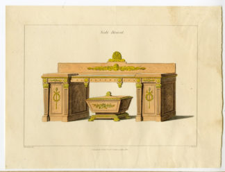 Antique Print-ARCHITECTURE-SIDE BOARD-Anonymous-1826