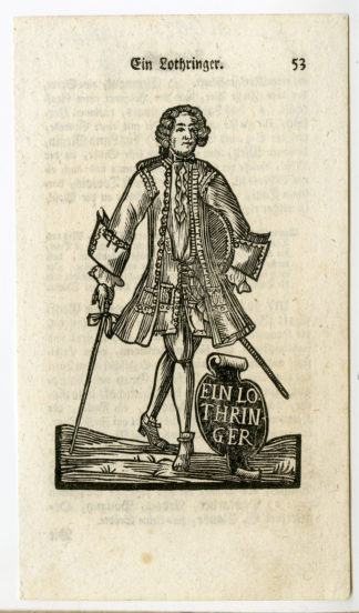 Antique Print-ANTIQUE WOODBLOCK PRINT-NOBELMAN-GERMANY-FRANCE-Anonymous-1773