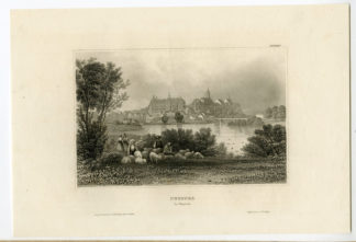 Antique Print-VIEW-NEUBURG-BAVARIA-BAYERN-GERMANY-Anonymous-1834