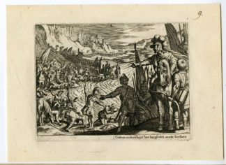 Antique Print-RELIGIOUS-GIDEON-JORDAN-Merian-1648