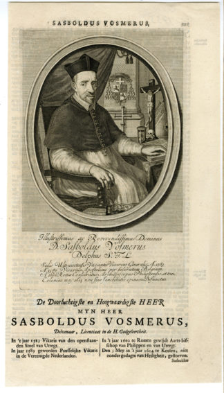 Antique Print-VOSMERUS-UTRECHT-NETHERLANDS-Anonymous-1733