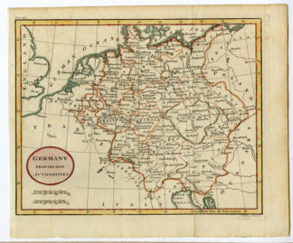 Antique Print-ANTIQUE MAP-GERMANY-Guthrie-1795