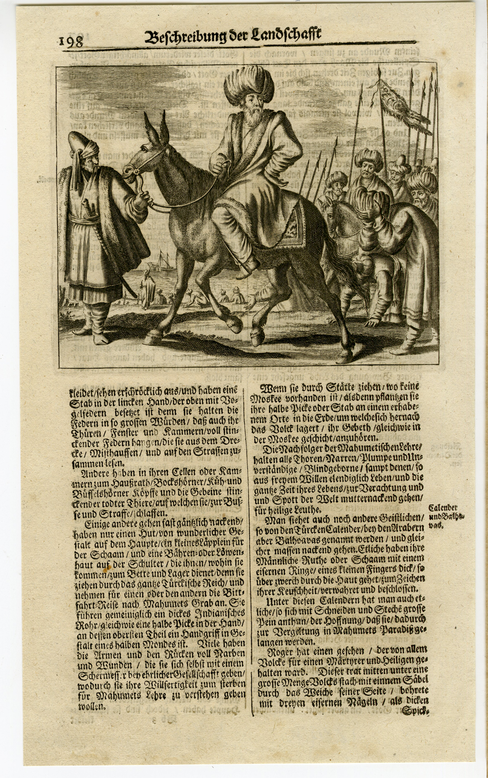 , Antique Print-PILGRIMAGE-SYRIA-Dapper-1688, Pictura Antique Prints