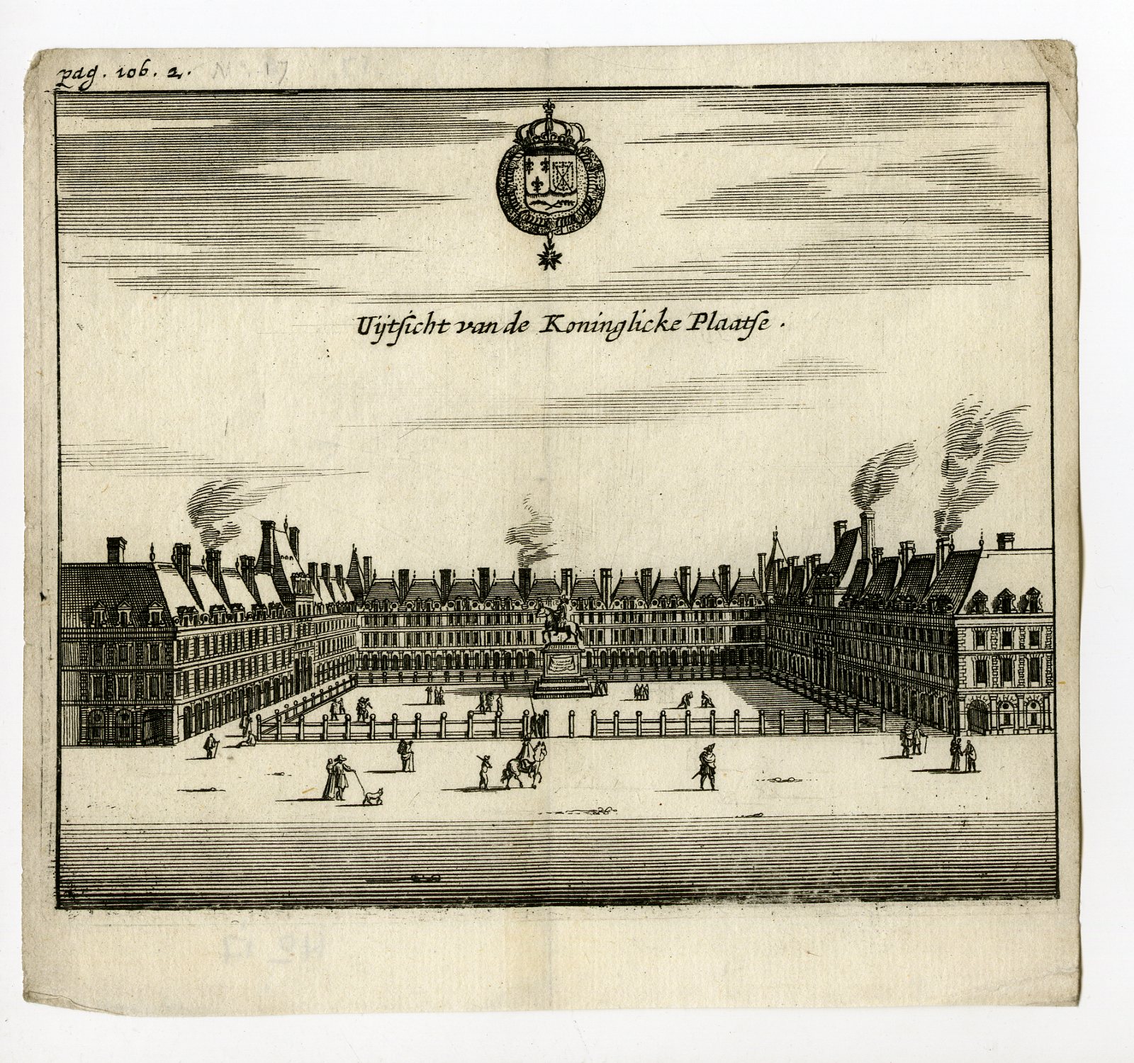 , Catalogue of available Antique Prints-VIEWS OF FRANCE-PARIS-Meurs-Cnobbaert-1666, Pictura Antique Prints