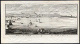 Antique Print-MARSEILLE-VIEW-FRANCE-SHIPS-Niebuhr-Philips-1776