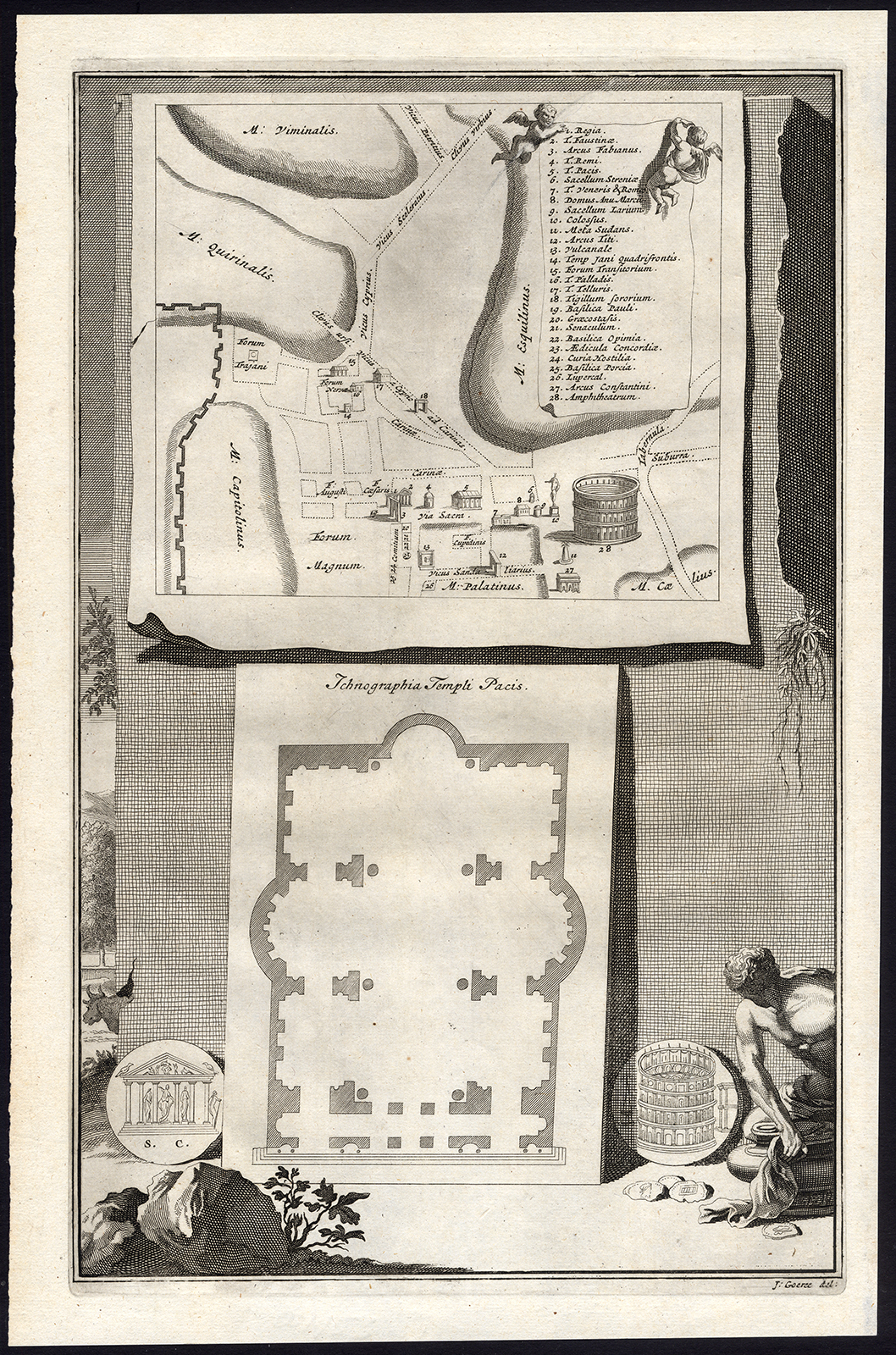 Ab7526 416x629 Antique Print-FORUM ROMANUM-TEMPLE OF PEACE-ROME-ITALY-Goeree-1704