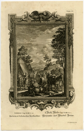 Antique Print-TRADER-MULE-TENT-GOODS-Scheuchzer-Fussli-1731