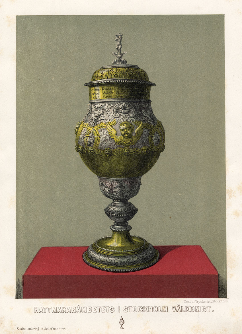, Antique Print-MUG-BEER-STOCKHOLM-SWEDEN-Hazelius-1885, Pictura Antique Prints