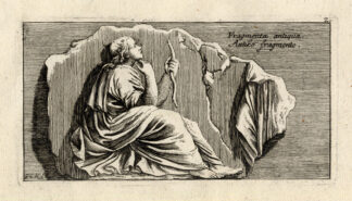 Antique Print-GRECO ROMAN ART-ITALY-FRAGMENT-Pl. 2-Kilian-1782