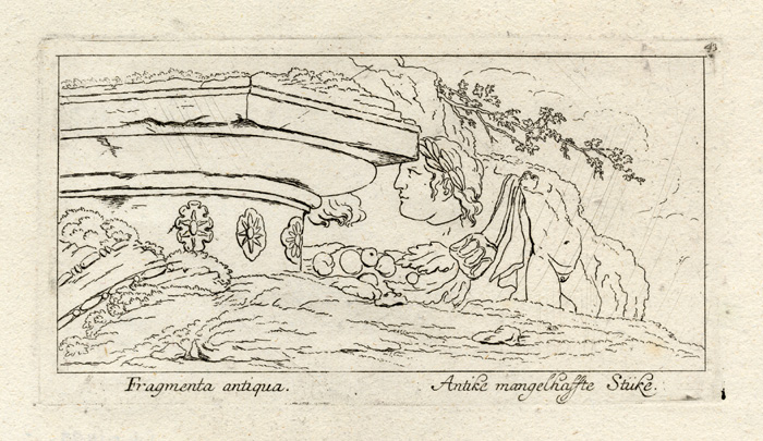 , Antique Print-GRECO ROMAN ART-ITALY-Plate 43-Kilian-1782, Pictura Antique Prints