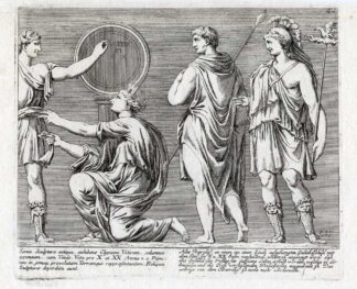 Antique Print-ROMAN ART-ADRIANUS-ITALY-Kilian-1782