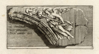 Antique Print-GRECO ROMAN ART-ANGEL-ITALY-Kilian-1782