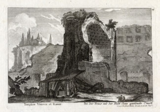 Antique Print-TEMPLE VENUS-ITALY-ROME-Kilian-1782