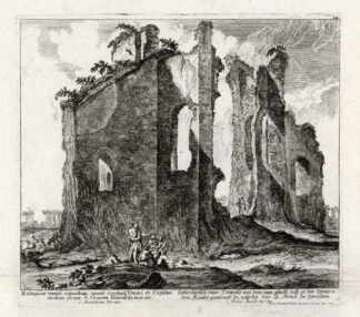 Antique Print-CUPID-AMOR-TEMPLE-ITALY-ROME-Kilian-1782