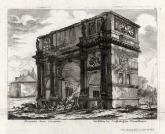 Antique Print-TRIUMPH ARCH-ITALY-ROME-Kilian-1782