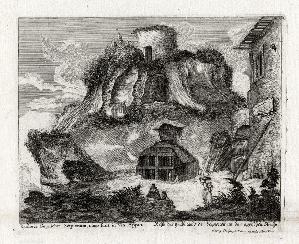 , Antique Print-SCIPIO-APPIAN-ITALY-ROME-Kilian-1782, Pictura Antique Prints