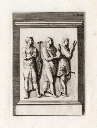 Antique Print-SOLEMNITY-CELEBRATION-ROMAN-Bartoli-1751