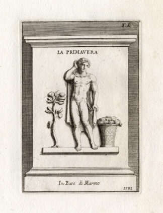 Antique Print-SPRING-SEASON-ROMAN ART-Bartoli-1751