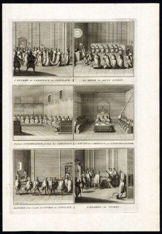 Antique Print-CARDINAL-POPE-ROME-CATHOLIC-Picart-1727