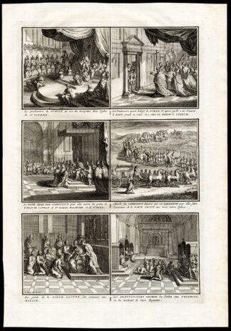 Antique Print-CARDINAL-ROMAN CATHOLIC-POPE-Picart-1727