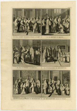 Antique Print-ABBOT-ROMAN CATHOLIC-POPE-Picart-1727