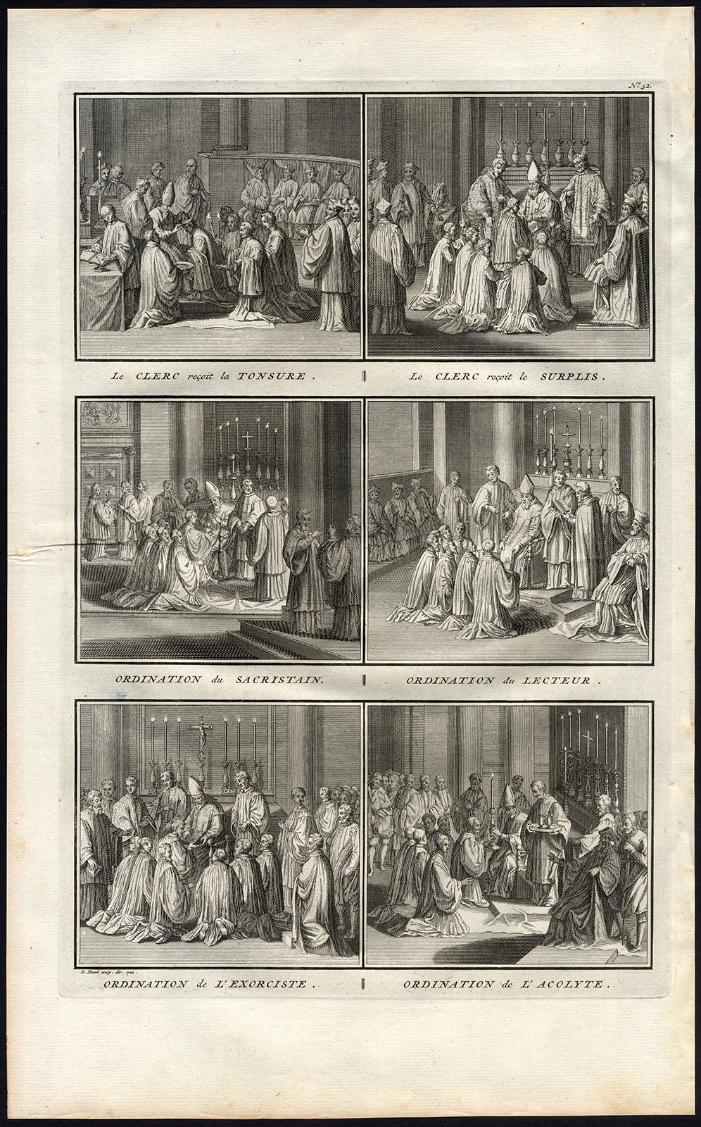 Bb02705 4 416x668 Antique Print-TONSURE-ROMAN CATHOLIC-POPE-Picart-1727
