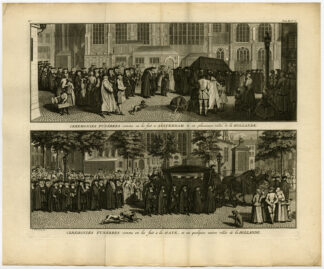 Antique Print-FUNERAL-AMSTERDAM-THE HAGUE-Picart-1727