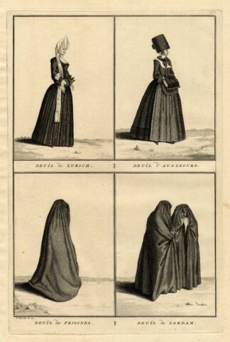 Antique Print-ZURICH-AUGSBURG-FRIESLAND-Picart-1727