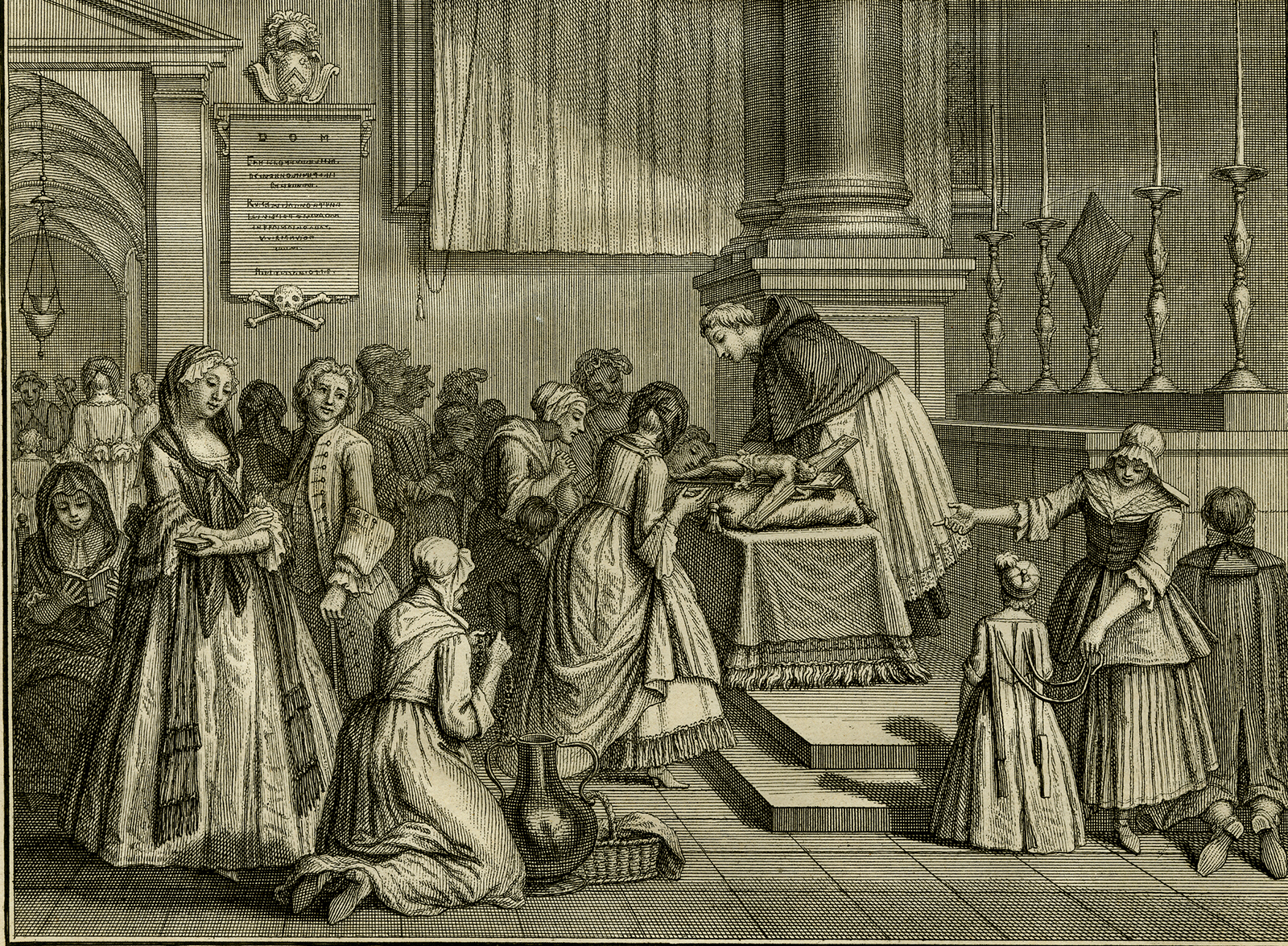 , Antique Print-HOLY THURSDAY-GOOD FRIDAY-Picart-1727, Pictura Antique Prints