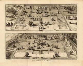 Antique Print-CHINA-PAGODA-WORSHIP-Picart-1727