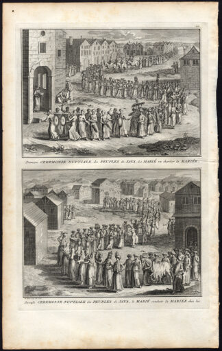 Antique Print-JAVA-INDONESIA-MARRIAGE-Picart-1727