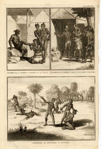 Antique Print-AFRICA-GUINEA-EXECUTION-Picart-1727