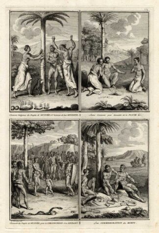 Antique Print-AFRICA-GUINEA-CIRCUMCISION-Picart-1727
