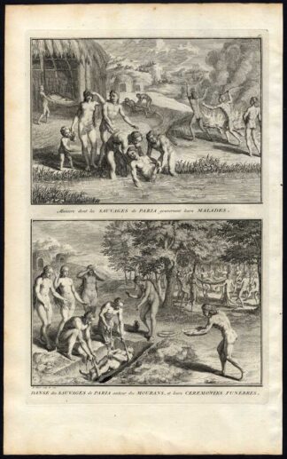 Antique Print-PARIA-INDIA-FUNERAL-DANCE-Picart-1727