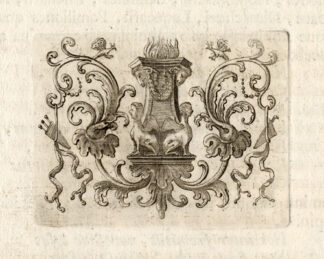 Antique Print-ALLEGORY-ORNAMENTS-RAM-Bartoli-1751