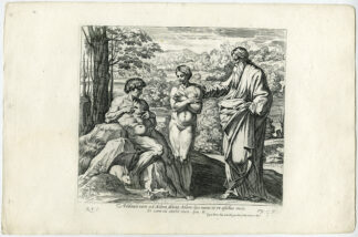 Antique Print-ADAM-EVE-EDEN-PARADISE-Chapron-1649