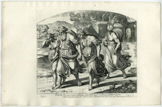 Antique Print-SODOM AND GOMORRAH-LOT-BIBLE-Chapron-1649
