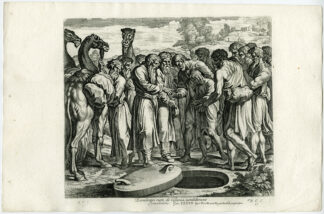 Antique Print-ISMAELITES-CAMEL-JOSEPH SOLD-Chapron-1649