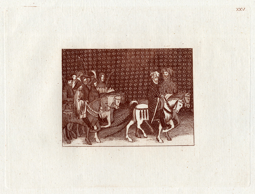 , Antique Print-KING RICHARD-EXETER-ENGLAND-Strutt-1793, Pictura Antique Prints